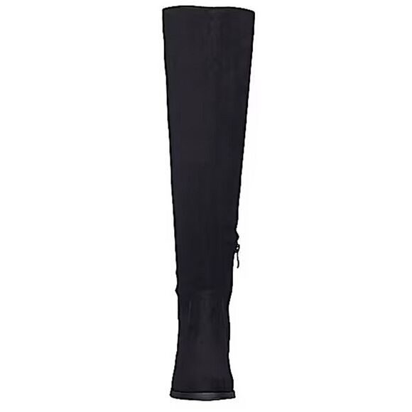 NIB French Connection Black Jasper Lace-up Over The Knee Boots Size 7.5 - Picture 3 of 10